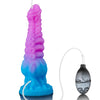 9.7" Squirting Tentacle Dildo – Purple Fantasy Monster Dragon Dildo with Knot, Suction Cup, and Ejaculating Syringe