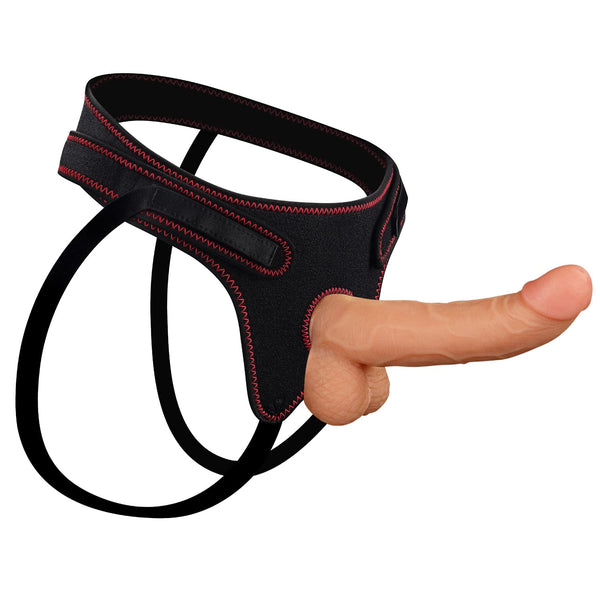 8.5" Realistic Strap-On Dildo with Harness – Pegging Wearable Dildo Set for Women, Men, Couples