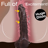 11 Inch Realistic Big Black Dildo Sex Toy, Huge Thick Dildo with Suction Cup