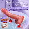 9 inch Realistic Thrusting Dildo Vibrator – Remote Control, Suction Cup, and Soft Silicone Design