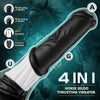 Thrusting Horse G-spot Dildo Vibrator - FYSHAVO 11.8" 4IN1 Monster Big Dildo with Thrust & Vibrations, Fantasy Long Dildo App & Remote Control, Suction Cup U & Anal Dildos Adult Sex Toys & Games