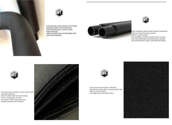 Multifunction Sex Position Enhancer Chair – Compact, Flexible Adult Furniture with Handrail for Couples