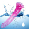 Beginner Realistic Clear Dildo Set – 3 Sizes (Small, Big, Huge) with Suction Cups for Vaginal & Anal Play – Beginner to Advanced Lifelike Penis Sex Toys in Pink, Blue, Purple & Transparent