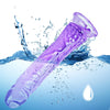 Beginner Realistic Clear Dildo Set – 3 Sizes (Small, Big, Huge) with Suction Cups for Vaginal & Anal Play – Beginner to Advanced Lifelike Penis Sex Toys in Pink, Blue, Purple & Transparent