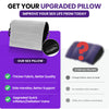 Inflatable Sex Position Pillow – Contoured Gray Cushion for Couples, Deeper Penetration & Intense Orgasms