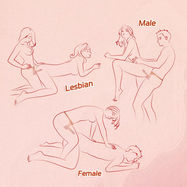 High Elasticity Hollow Strap-On Dildo – Silicone Wearable Dildo for Couples, Lesbian Pegging, and Strap-On Play