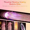 8.7" Thrusting Cock Warming Dildo with Heat Vibrator Sex Toys for Couples