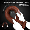 20 Inch Super Long Realistic Brown Dildo – No-Balls XXL Dildo with Small Glans, Flexible Silicone, and Suction Cup for Deep Anal & Vaginal Play