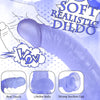 7 Inch Realistic Soft Dildo with Skin Feeling – Blue TPE Beginner Toy
