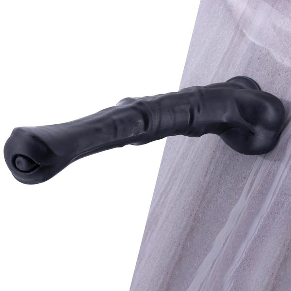 15-Inch Black Horse Dildo – Huge Realistic Thick Dildo with Suction Cup for Men, Women & Couples