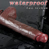 10.63" Brown Realistic Foreskin Dildo – Dual-Layer Silicone Dual Layer Penis