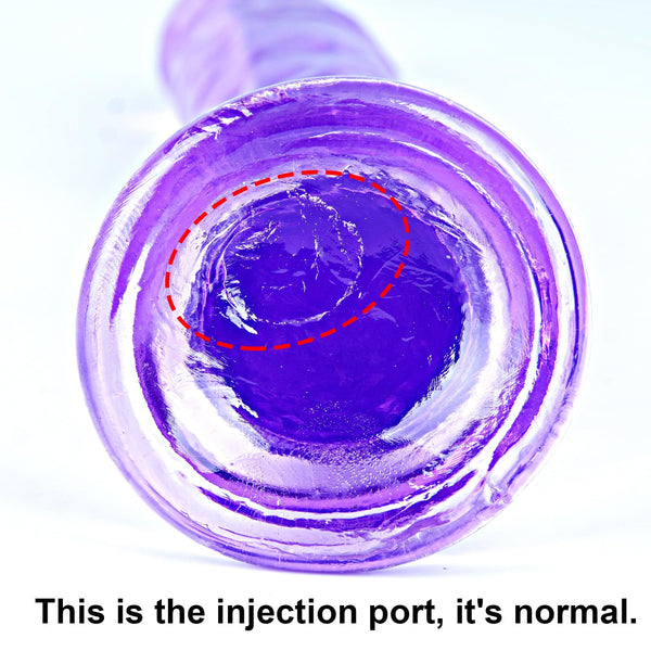 Beginner Realistic Clear Dildo Set – 3 Sizes (Small, Big, Huge) with Suction Cups for Vaginal & Anal Play – Beginner to Advanced Lifelike Penis Sex Toys in Pink, Blue, Purple & Transparent