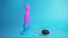 9.7" Squirting Tentacle Dildo – Purple Fantasy Monster Dragon Dildo with Knot, Suction Cup, and Ejaculating Syringe
