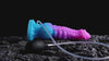 9.7" Squirting Tentacle Dildo – Purple Fantasy Monster Dragon Dildo with Knot, Suction Cup, and Ejaculating Syringe
