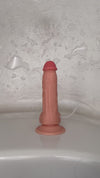 7.4" Realistic Ejaculating Dildo for Beginners with Suction Cup